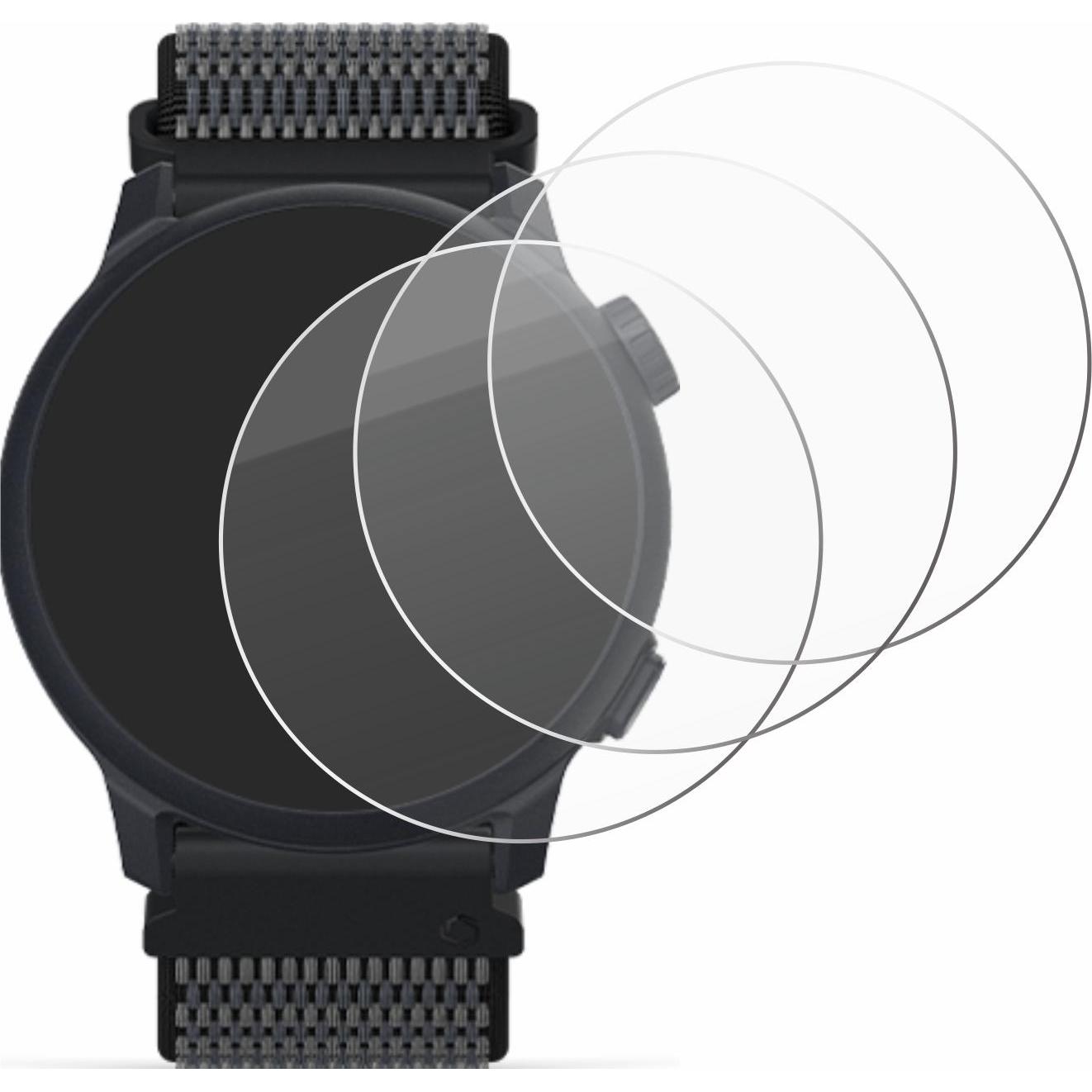 Thumbnail - Savvies Panzerglas Hartglas Displayschutz, Smartwatch Schutzfolie, Transparent