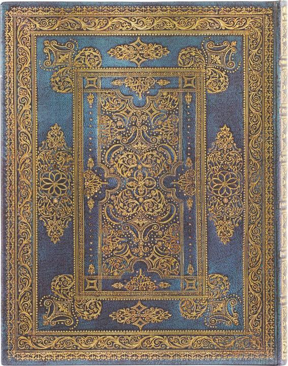 Actual product image Paperblanks Hardcover Journals - Blue Luxe - Ultra - Lined (Lined, Hardcover)