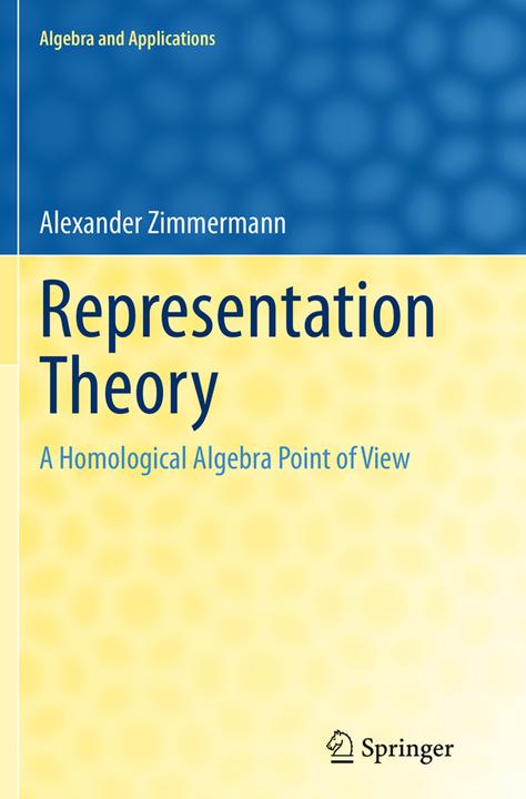 Produktbild Representation Theory (Alexander Zimmermann, 2016)