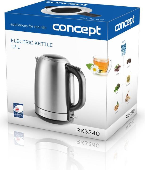 Produktbild Concept RK3240 electric kettle Stainless steel (1.70 l)