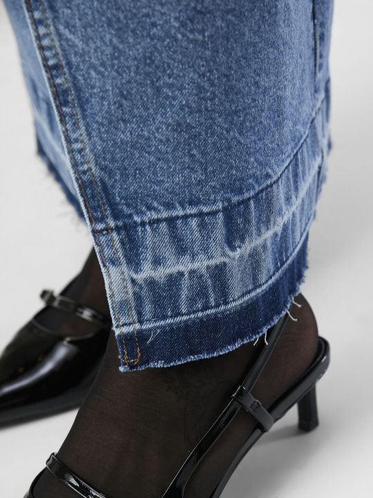 Image du produit Object Jupe en jean taille haute (M)