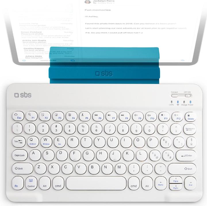 Actual product image SBS Universal Swiss-German wireless keyboard with stand function (DE, Universal)