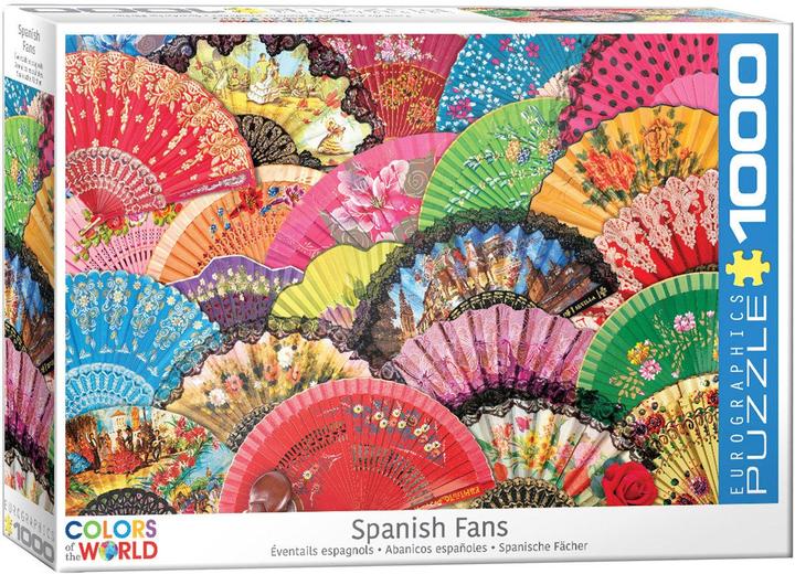 Produktbild Eurographics Spanische Fächer (1000 Teile)