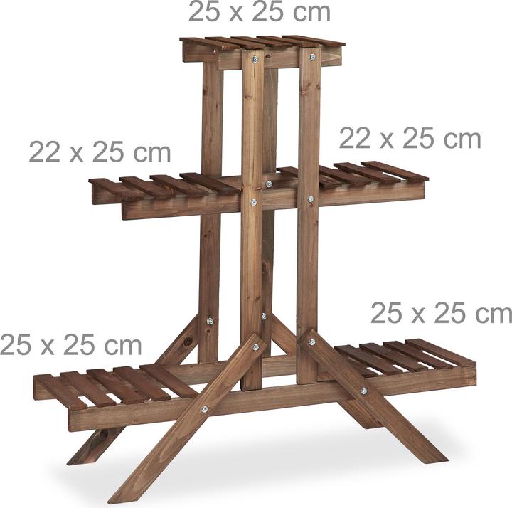 Produktbild Relaxdays Blumentreppe