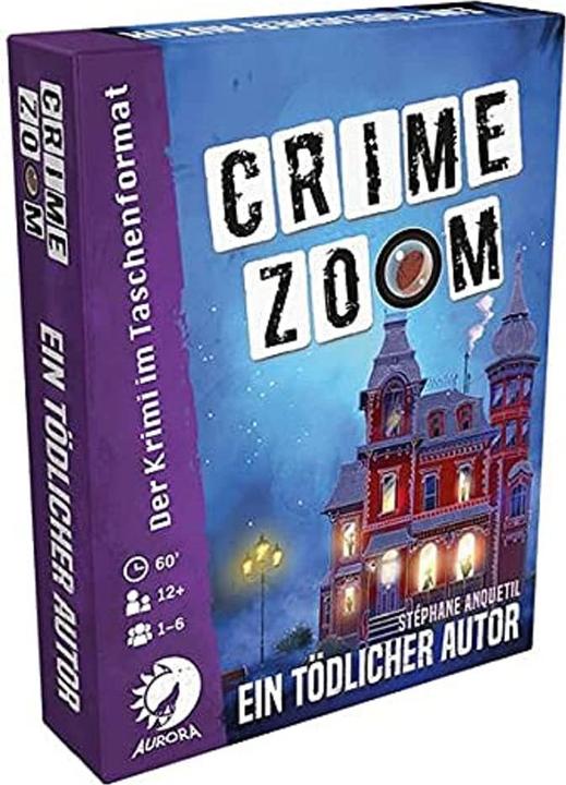 Productafbeelding Asmodée LDGD0006 - Crime Zoom (Case 3: A Deadly Author) - 1-6 spelers, vanaf 12 jaar (NL editie) (Duits)