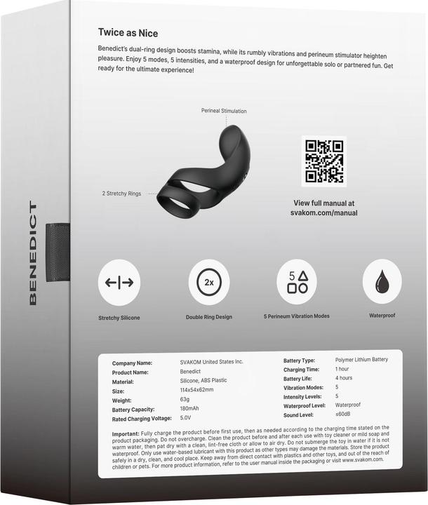 Produktbild Svakom Benedict (3.50 cm)