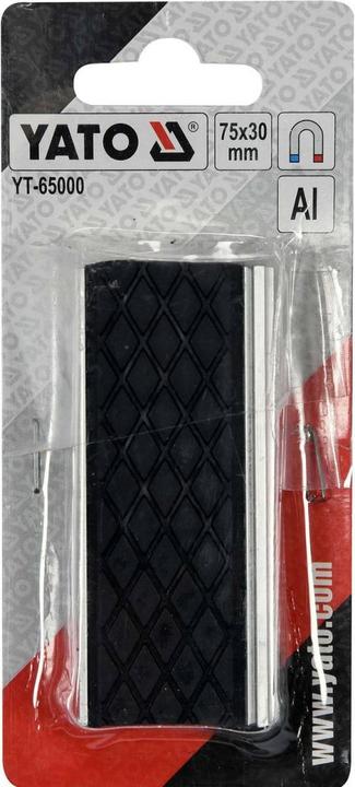 Actual product image Yato Professional vice protection jaws 75mm aluminium with soft coating YT-65000