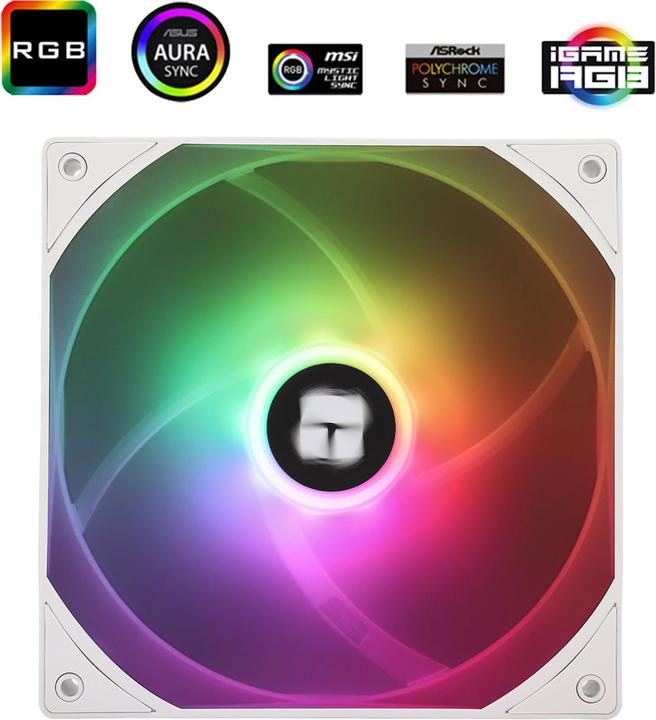 Actual product image Thermalright TL-C14CW-S computer cooling system Computer case Fan Black 1 pc(s) (140 mm, 1 x)