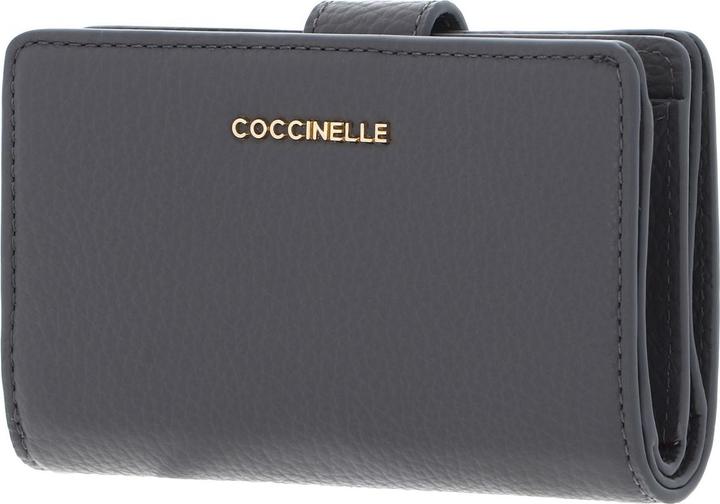 Actual product image Coccinelle Metallic Soft Mini Wallet Grained Leather