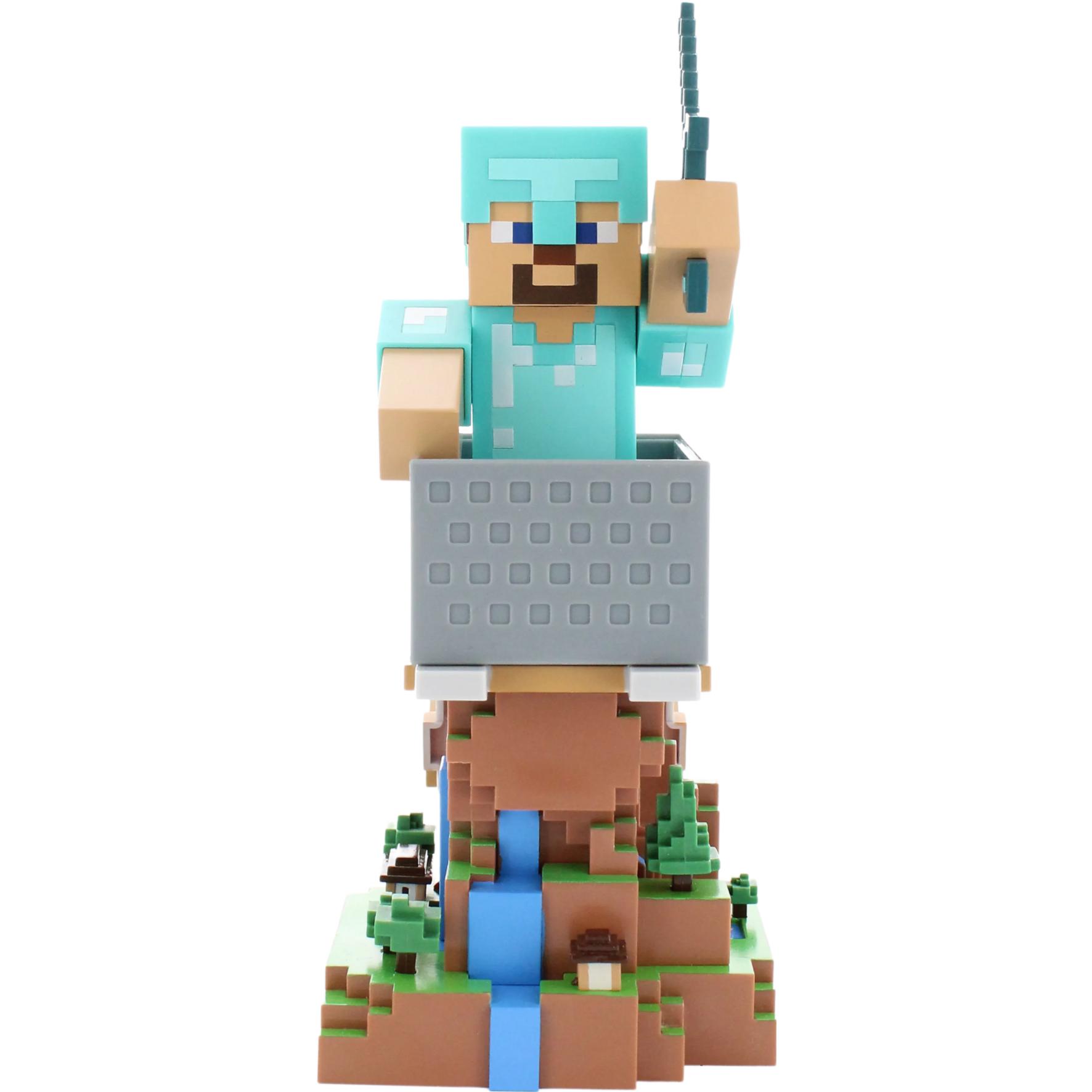 Exquisite Gaming Cable Guy- Minecraft Steve in (PS5), Accessori per controller gaming, Multicolore