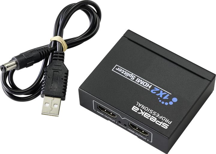 Produktbild SpeaKa Professional 1x2 4K-HDMI-Splitter
