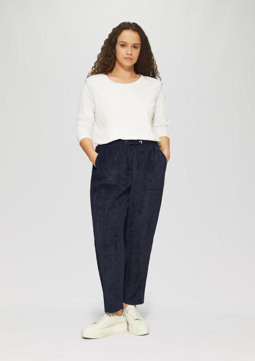 Actual product image S.Oliver Hose Jogpants aus Feincord mit Elastikbund (44)