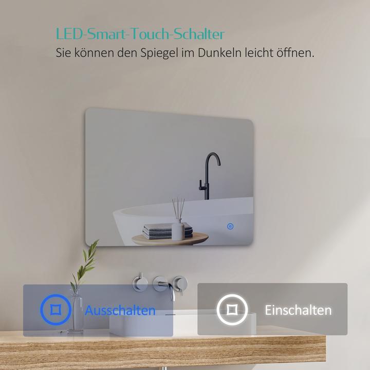 Actual product image Emke Bathroom mirror (70 x 50 cm)