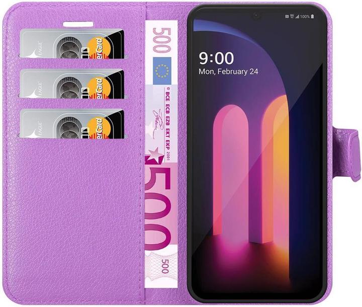 Actual product image Cadorabo Book with stand function cover (LG V60 ThinQ 5G)