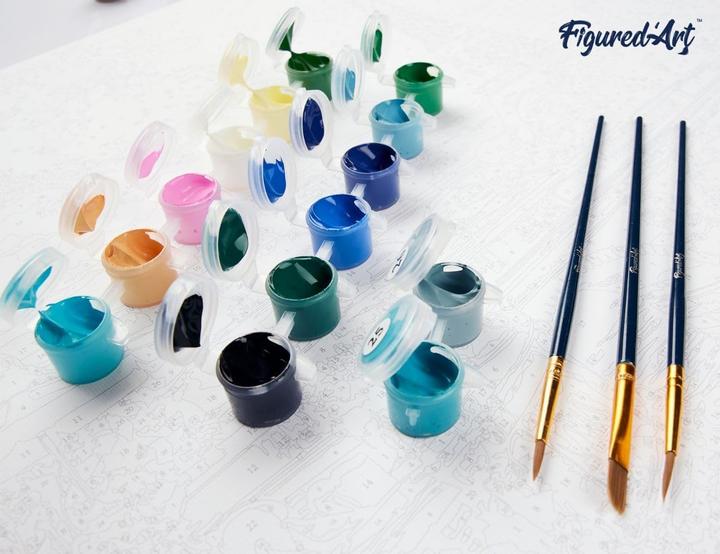 Produktbild Figured'Art Malen nach Zahlen Set Wolf
