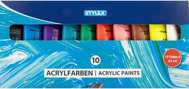 Stylex Acrylfarben -10 Tuben à 83 ml - matt