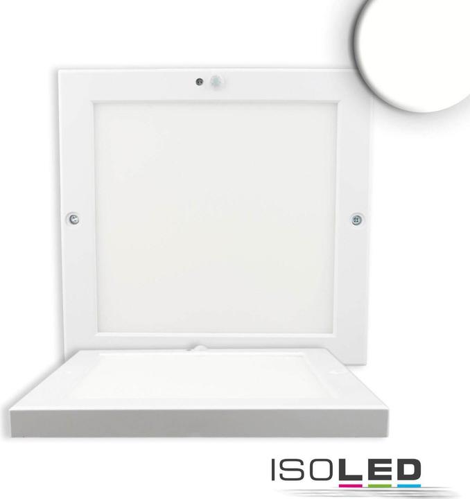 Produktbild Isoled Deckenlampe Slim 18mm mit PIR-Bewegungs-/Lichtsensor, weiss, 18W, Trafo integriert, neutralwei