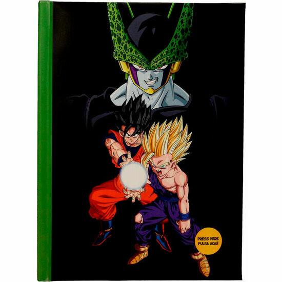 Image du produit SANDISK Carnet Lumineux Dbz - Cell (A5, À rayures, Couverture rigide)