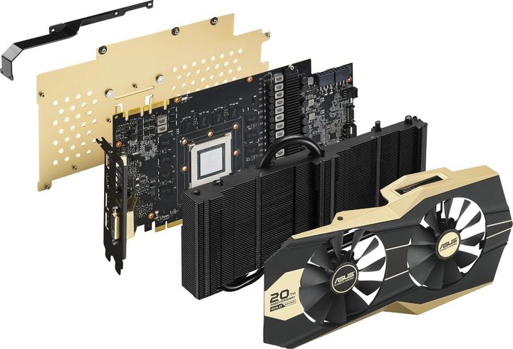 Actual product image ASUS GTX 980 Ti 20th Anniversary Gold Edition (6 GB)
