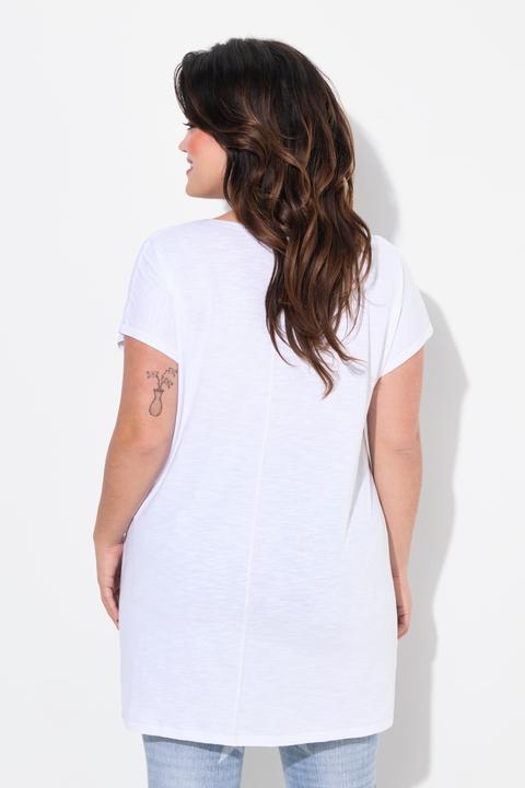 Produktbild Angel of Style T-Shirt, Komfort Fit, Neon-Ziersteinchen Schriftzug (52)
