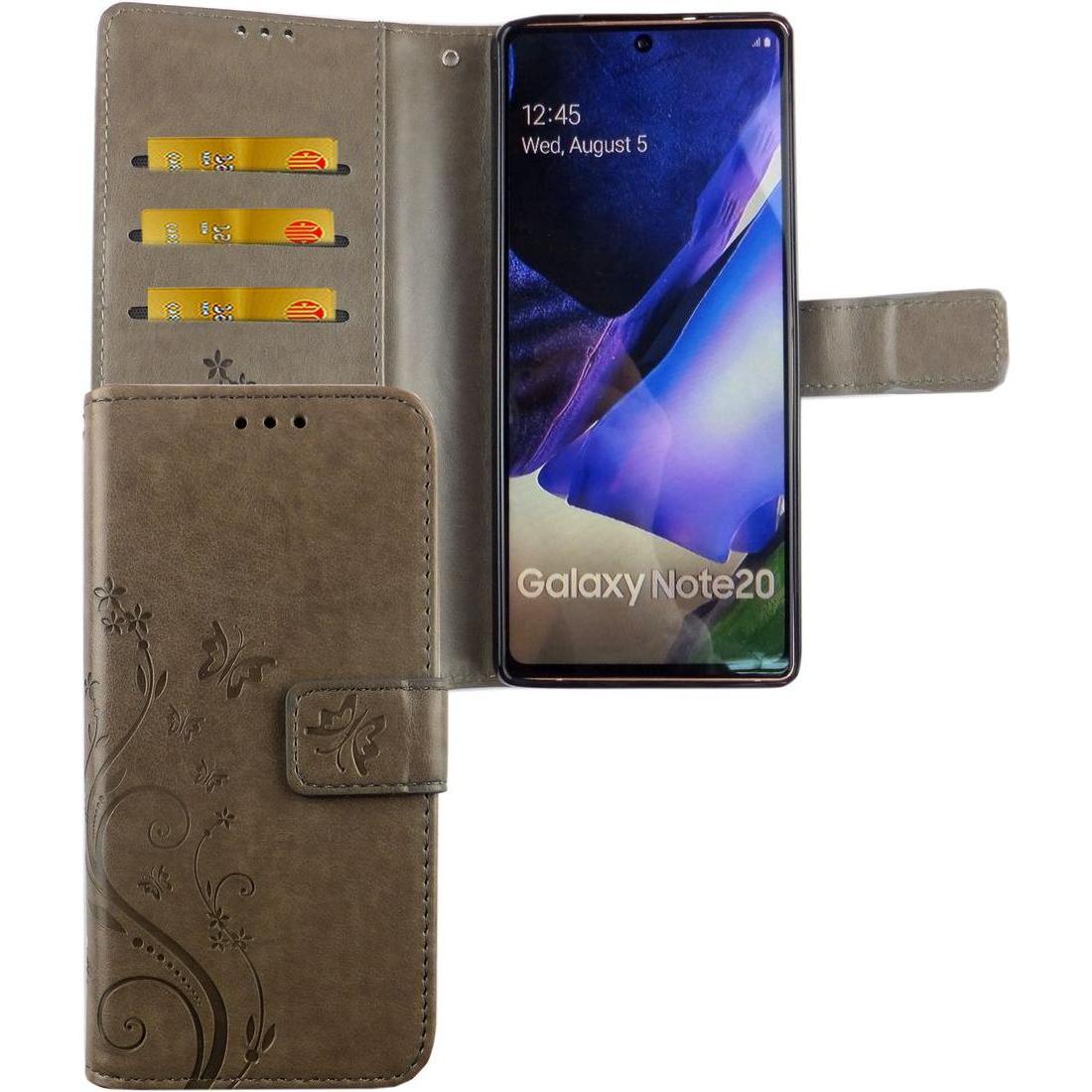 Thumbnail - König Design Hülle Handy Schutz für Samsung Galaxy Note 20 Case Cover Tasche Wallet Etui Neu (Samsung Galaxy Note 20), S...