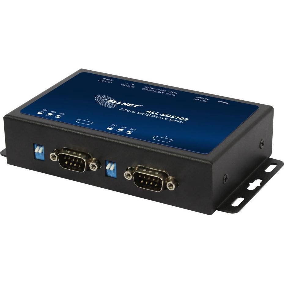 Allnet Medienkonverter 2x RS232/RS422/RS485 auf 10/100BASE-TX "ALL-SDS102v2", Data Converter