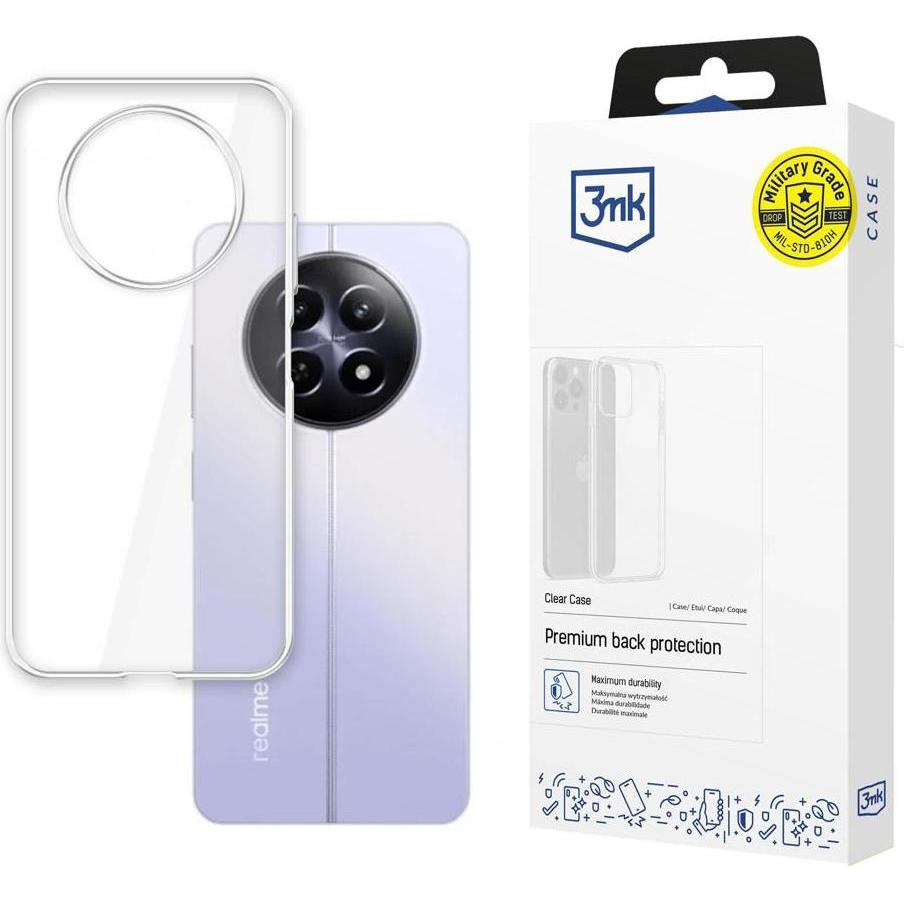 3MK Clear Case Realme 12 5G (Xiaomi Redmi 12 5G), Smartphone Hülle, Transparent