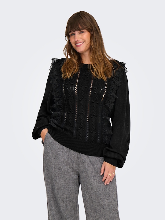 Image du produit Only col rond Curve Pull en maille (M)