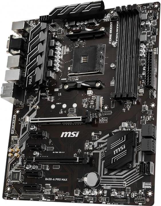 Actual product image MSI B450-A PRO MAX (AM4, AMD B450, ATX)