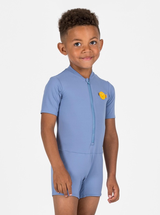 Produktbild Nabaiji Schwimmanzug Baby kurzarm kurze Beine - blau (80 C)