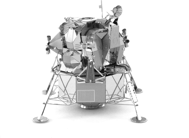 Actual product image Metal Earth Apollo Lunar Module Silver Edition