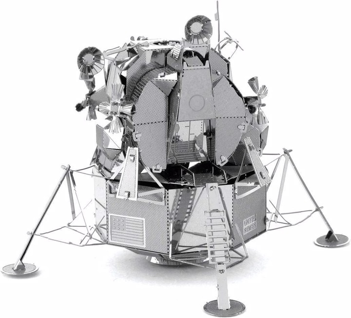 Actual product image Metal Earth Apollo Lunar Module Silver Edition
