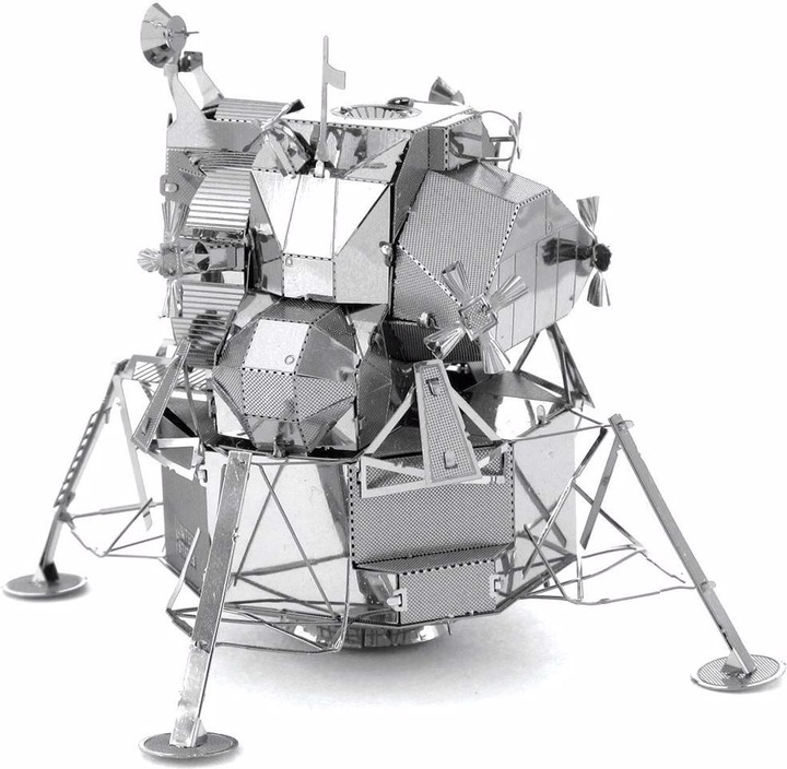 Actual product image Metal Earth Apollo Lunar Module Silver Edition
