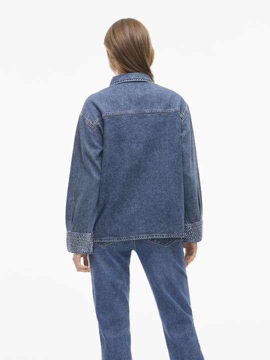 Immagine prodotto Vila VIPAL Glitzer Jeanshemd (44)