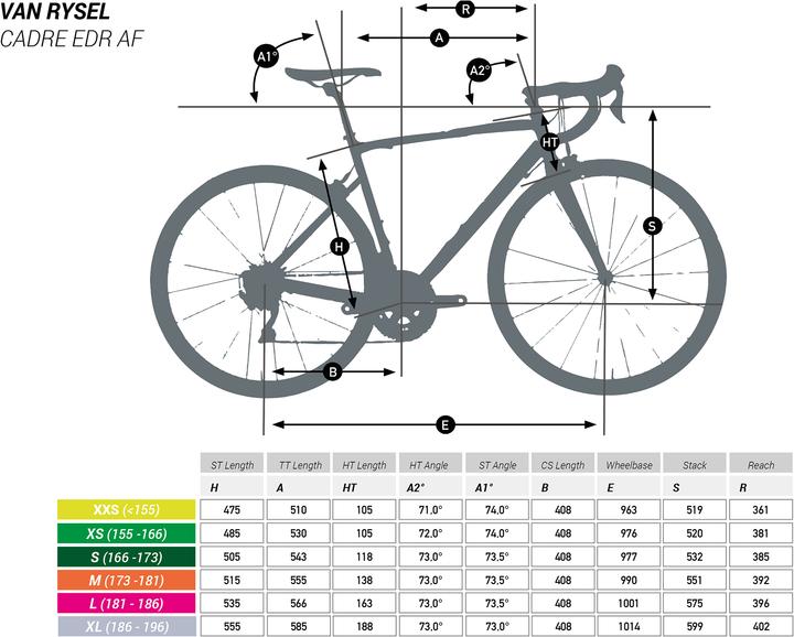 Actual product image Van rysel EDR AF 105 (52 cm)