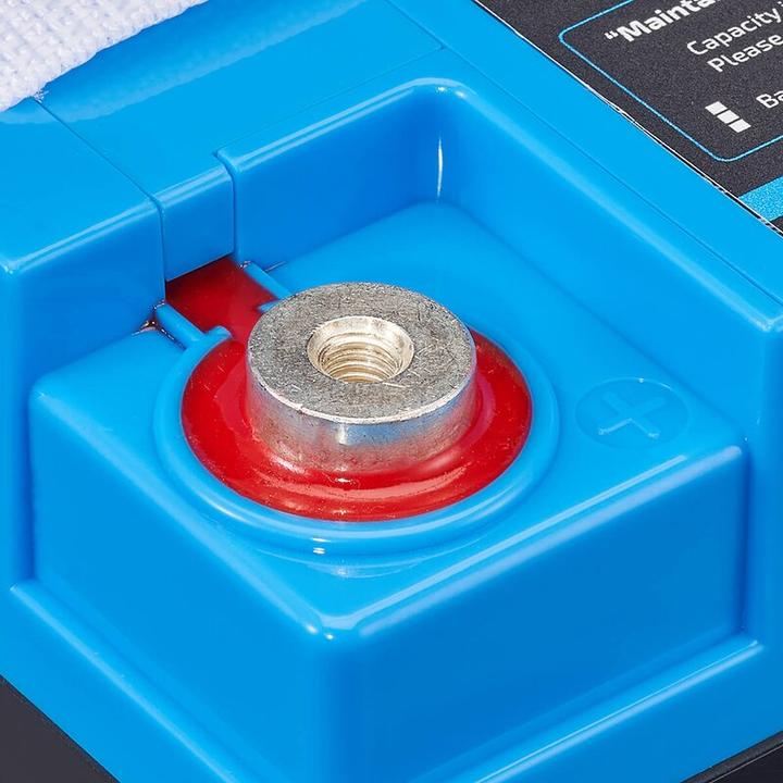 Immagine prodotto Ective Batteria di alimentazione AGM a ciclo profondo 12V 38Ah con display batteria camper (12 V, 38 Ah)