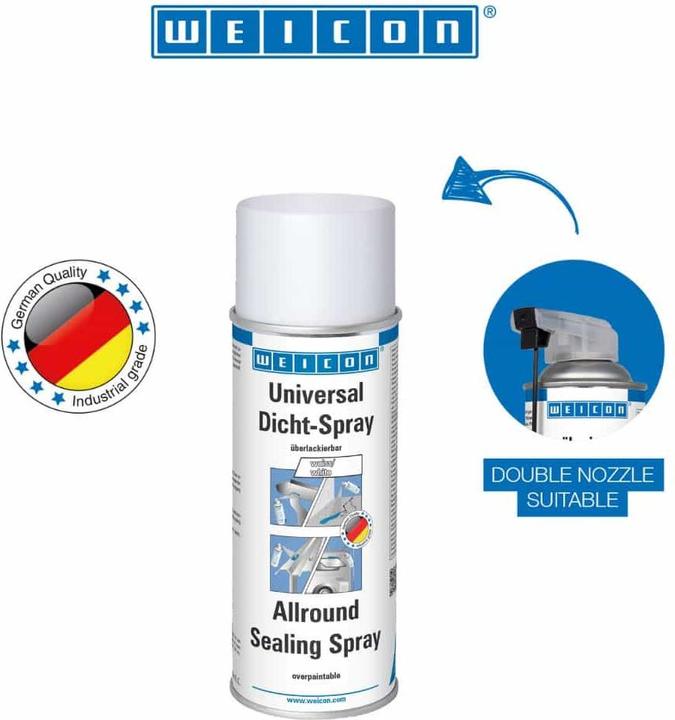 Actual product image Weicon Sealing Spray Manufacturer's Colour White 11553400 400 ml (White, 400 ml)