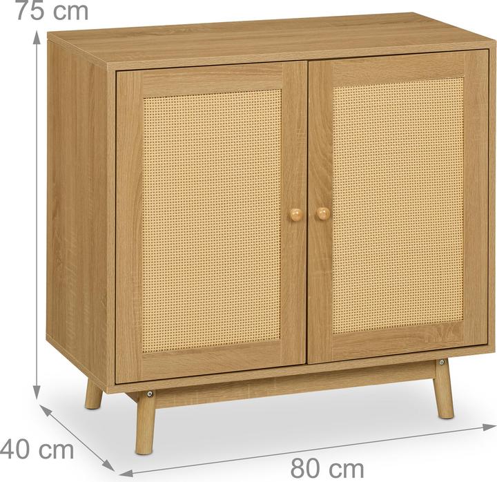 Actual product image Relaxdays Sideboard (80 x 40 x 75 cm)