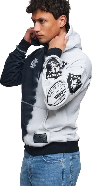 Produktbild Recovered Re:covered Fleece Hoody - INK DYE Las Vegas Raiders - L (L)