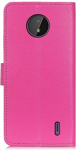 Actual product image MU Classic Litchi Leather Bookcover Series (Nokia C10, Nokia C20)
