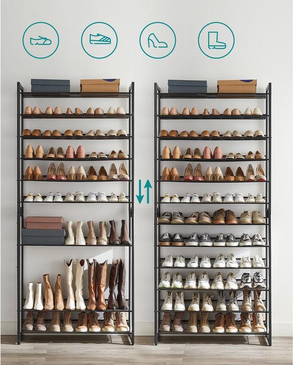 Actual product image Songmics Schuhregal (92.30 x 30.70 x 223 cm)