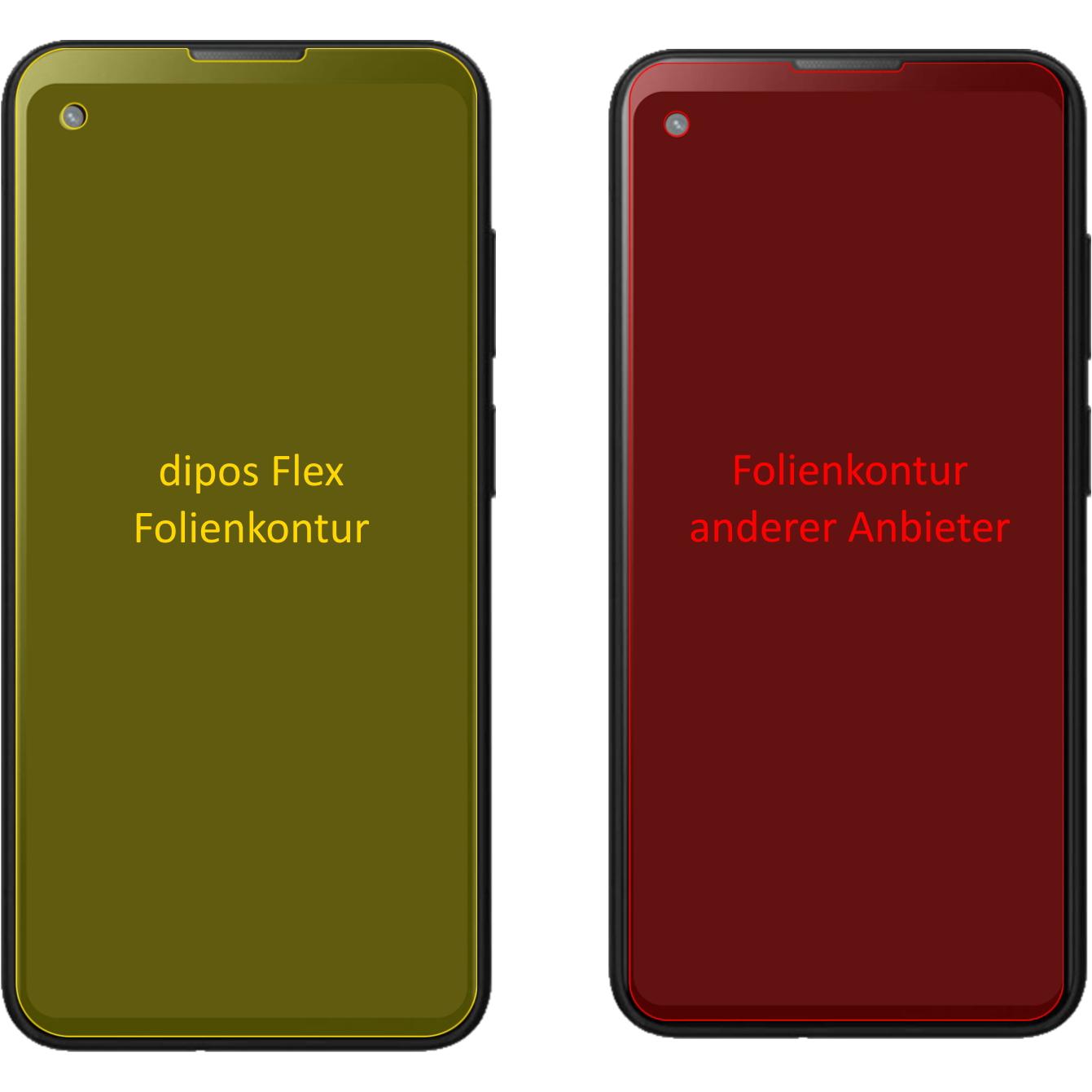 Thumbnail - Dipos Displayschutzfolie Full-Cover 3D (3 Stück, Blackview BL5000), Smartphone Schutzfolie, Transparent