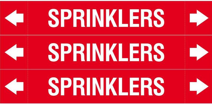 Actual product image Brady ASME - Pipe markers - Sprinklers