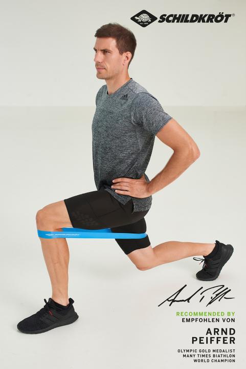 Actual product image Schildkröt Mini Resistance Band 5er Set (0.30 m, Extra Light, Easy, Medium, Strong, Extra strength)