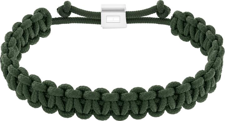 Immagine prodotto Tommy Hilfiger Bracciale Paracord verde intrecciato 2790495
