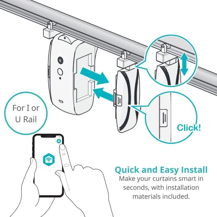 Productafbeelding Nedis SmartLife Gordijnrobot