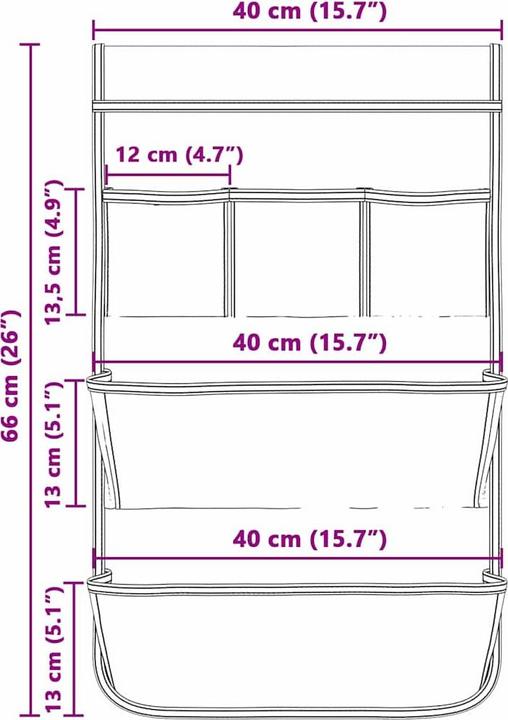 Produktbild vidaXL Campingaufbewahrung
