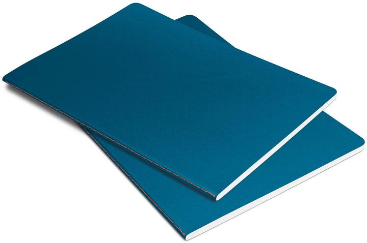 Medium blue, Neon orange