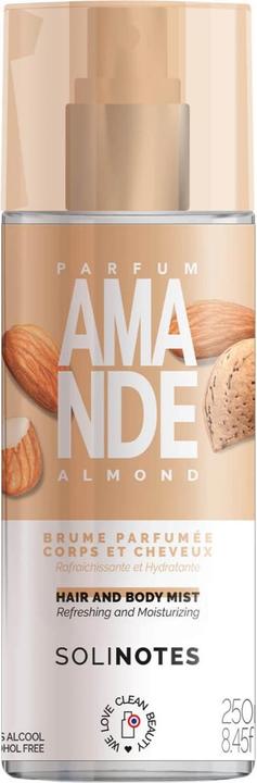 Immagine prodotto Solinotes Nebbia per capelli e corpo Amande (Spray capelli, 250 ml)