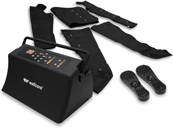 Produktbild Quirumed Pressotherapie für Zuhause, 6 Modi, 9 Druckstufen, Ganzkörper-Massage, Timer